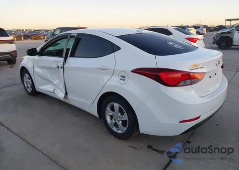2014 Hyundai Elantra Se from USA, damaged, VIN 5NPDH4AE7EH509783